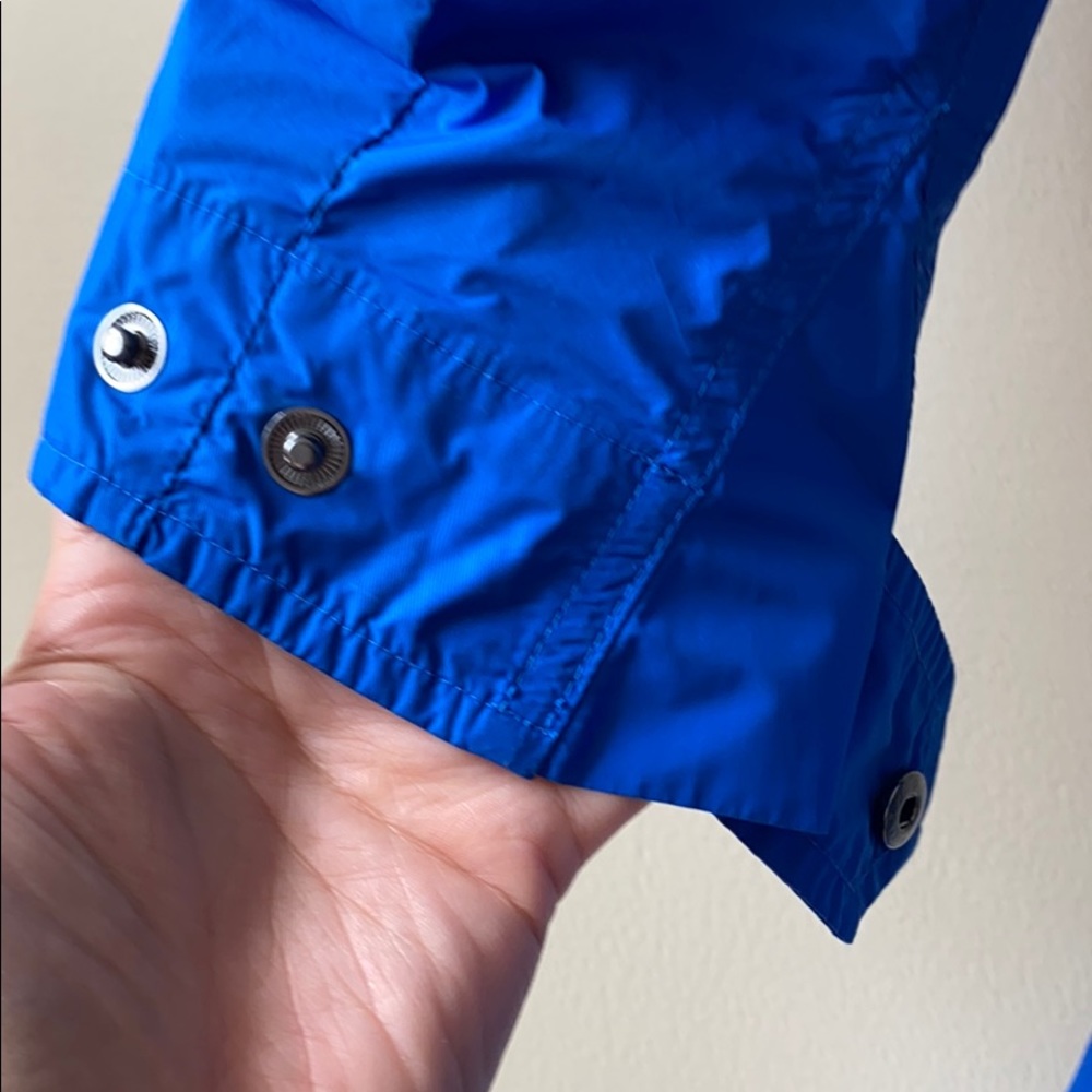 Athleta bright blue raincoat Sz XXS - Picture 9 of 13